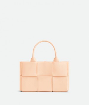 Bottega Veneta Arco Tote Naisten Kangaskassit Vaaleanpinkki | SN-BTGV593549