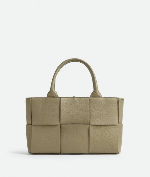 Bottega Veneta Arco Tote Naisten Mini Laukut Harmaat Ruskea | SN-BTGV593368