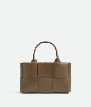 Bottega Veneta Arco Tote Naisten Mini Laukut Harmaat Ruskea Harmaat | SN-BTGV593373