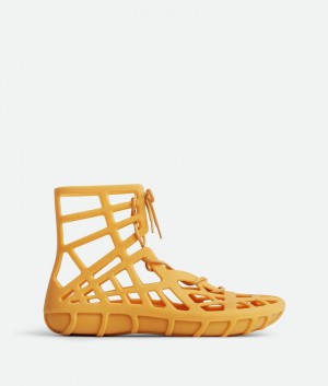 Bottega Veneta Atlas Miesten Lace Up Oranssi | SN-BTGV595090