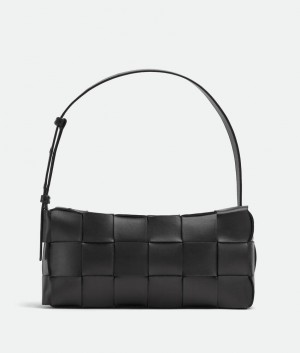 Bottega Veneta Brick Cassette Naisten Olkalaukku Mustat | SN-BTGV593467