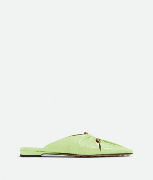 Bottega Veneta Bunnie Mule Naisten Sandaalit Vaaleankeltainen | SN-BTGV593724