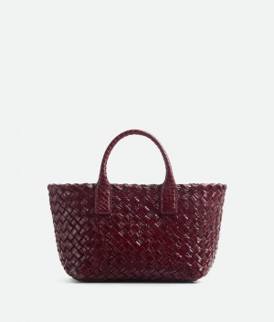 Bottega Veneta Cabat Naisten Mini Laukut Viininpunainen | SN-BTGV593343