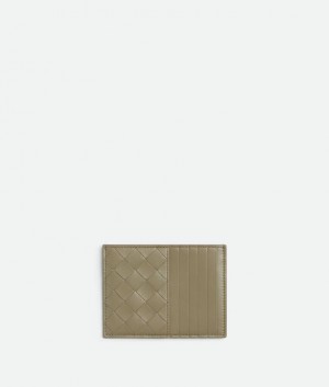 Bottega Veneta Card With Coin Naisten Korttikotelo Harmaat Ruskea | SN-BTGV594380