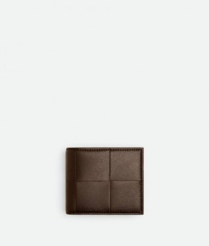 Bottega Veneta Cassette Bi-fold With Coin Miesten Pieni lompakko Vaaleanruskea | SN-BTGV595459