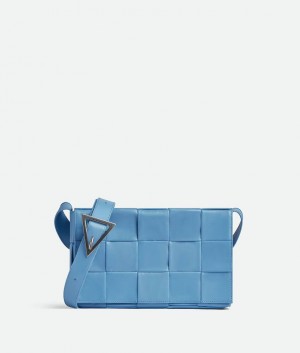 Bottega Veneta Cassette Miesten Crossbody Laukut Taivaansininen | SN-BTGV594831