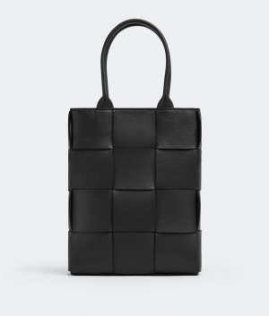 Bottega Veneta Cassette Tote Miesten Kangaskassit Mustat | SN-BTGV594890