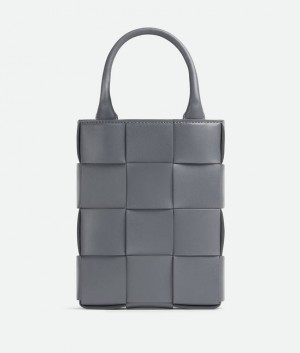 Bottega Veneta Cassette Tote Miesten Kangaskassit Harmaat | SN-BTGV594891