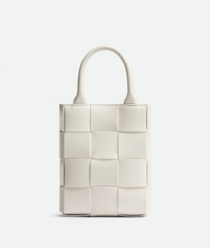 Bottega Veneta Cassette Tote Naisten Mini Laukut Valkoinen | SN-BTGV593323