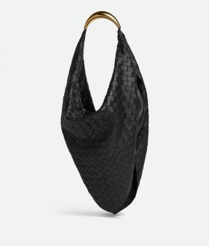 Bottega Veneta Foulard Naisten Olkalaukku Mustat | SN-BTGV593452