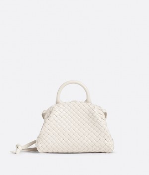 Bottega Veneta Handle Naisten Mini Laukut Valkoinen | SN-BTGV593292