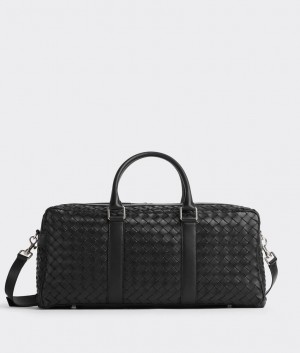 Bottega Veneta Intrecciato Gym Miesten Matkakassit Mustat | SN-BTGV594977