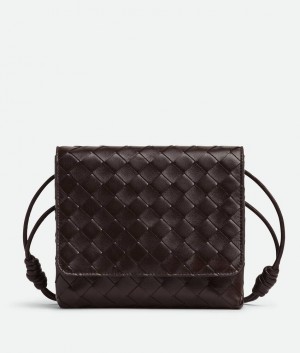 Bottega Veneta Intrecciato Naisten Mini Laukut Syvä Ruskea | SN-BTGV593383