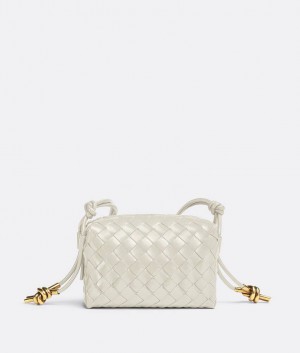 Bottega Veneta Loop Camera Naisten Crossbody Laukut Beige | SN-BTGV593423