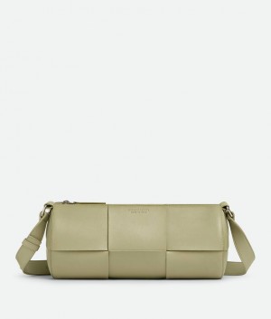 Bottega Veneta Medium Canette Miesten Crossbody Laukut Khaki | SN-BTGV594867