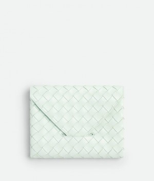 Bottega Veneta Medium Origami Envelope Naisten Pouches Vaaleansininen | SN-BTGV594423