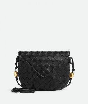 Bottega Veneta On Strap Naisten Mini Laukut Mustat | SN-BTGV593336