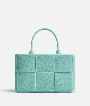 Bottega Veneta Small Arco Tote Naisten Kangaskassit Vihreä | SN-BTGV593536