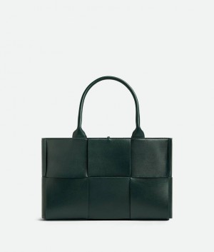 Bottega Veneta Small Arco Tote Naisten Kangaskassit Turkoosi | SN-BTGV593537