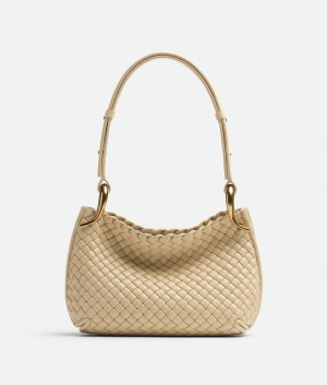 Bottega Veneta Small Clicker Naisten Olkalaukku Aprikoosi | SN-BTGV593454