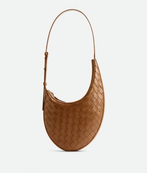 Bottega Veneta Small Drop Naisten Olkalaukku Ruskea | SN-BTGV593486