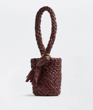 Bottega Veneta Small Kalimero Miesten Crossbody Laukut Viininpunainen | SN-BTGV594803