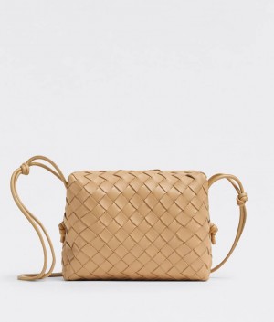 Bottega Veneta Small Loop Camera Naisten Crossbody Laukut Aprikoosi | SN-BTGV593417