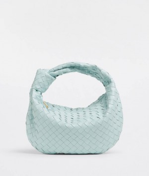 Bottega Veneta Teen Jodie Naisten Olkalaukku Turkoosi | SN-BTGV593478