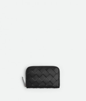 Bottega Veneta Zipped Miesten Korttikotelo Mustat | SN-BTGV595531