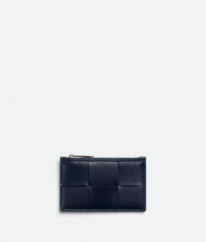 Bottega Veneta Zipped Miesten Korttikotelo Indigo | SN-BTGV595537