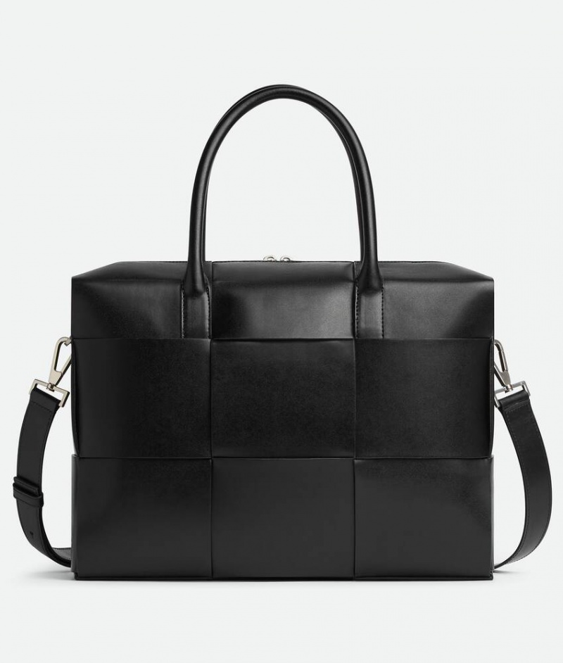 Bottega Veneta Arco Miesten Salkku Mustat | SN-BTGV594938