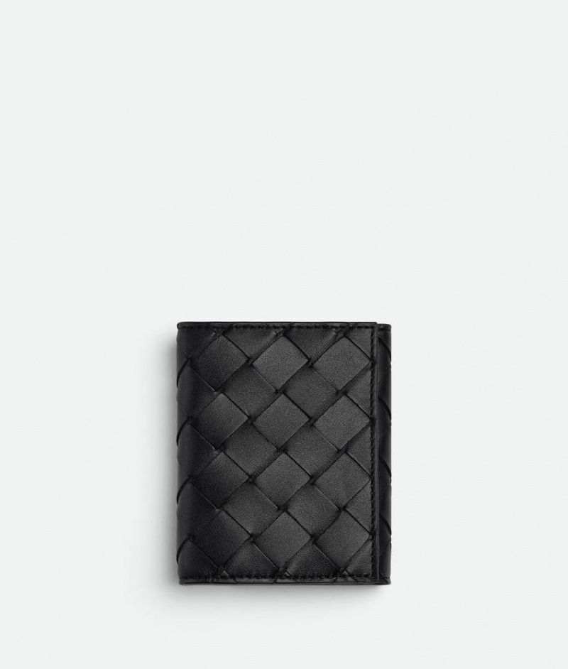 Bottega Veneta Bi-fold Miesten Korttikotelo Mustat | SN-BTGV595518