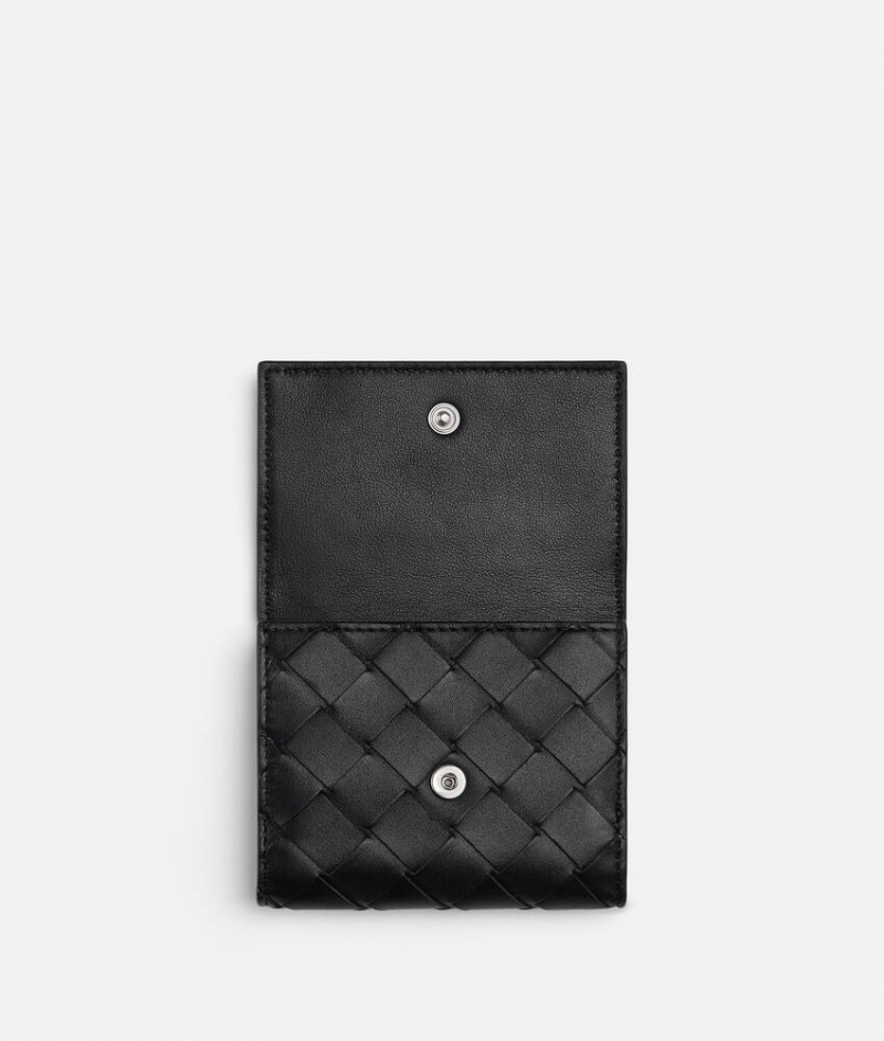 Bottega Veneta Bi-fold Miesten Korttikotelo Mustat | SN-BTGV595518