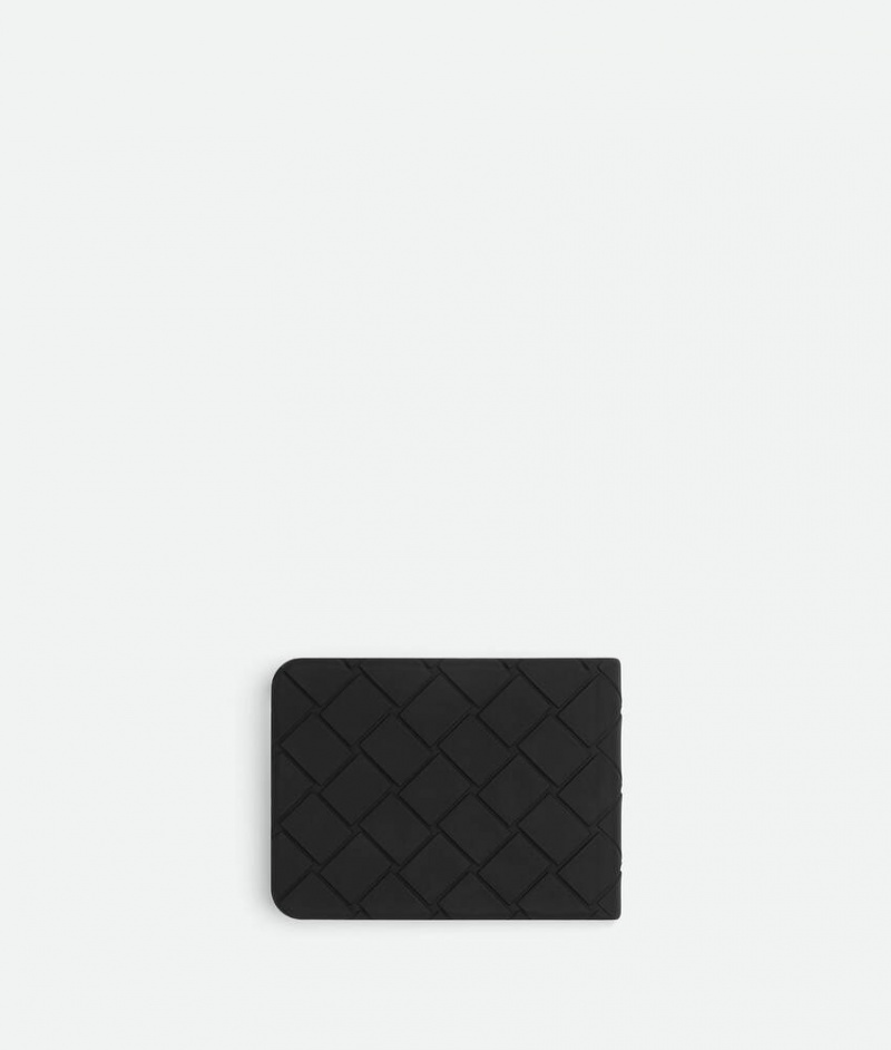 Bottega Veneta Bi-fold Miesten Pieni lompakko Mustat | SN-BTGV595472