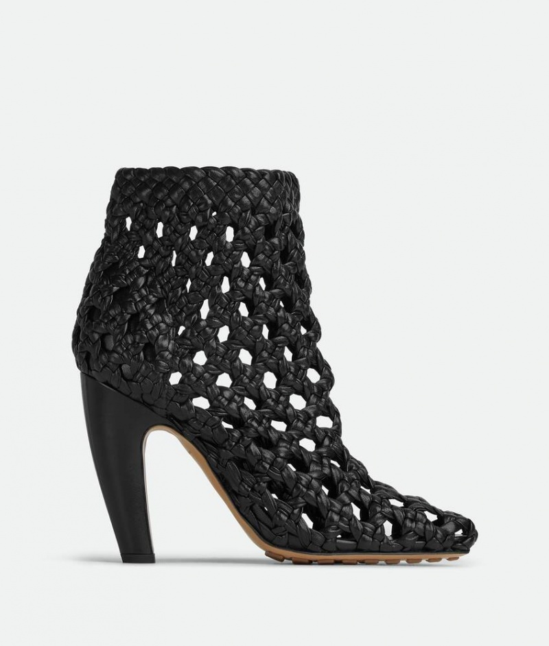 Bottega Veneta Canalazzo Ankle Naisten Saappaat Mustat | SN-BTGV593860