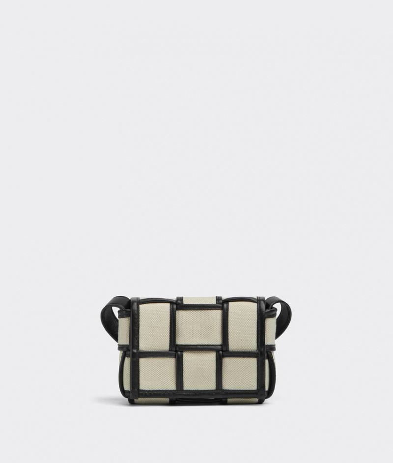 Bottega Veneta Candy Cassette Naisten Mini Laukut Beige Mustat | SN-BTGV593308