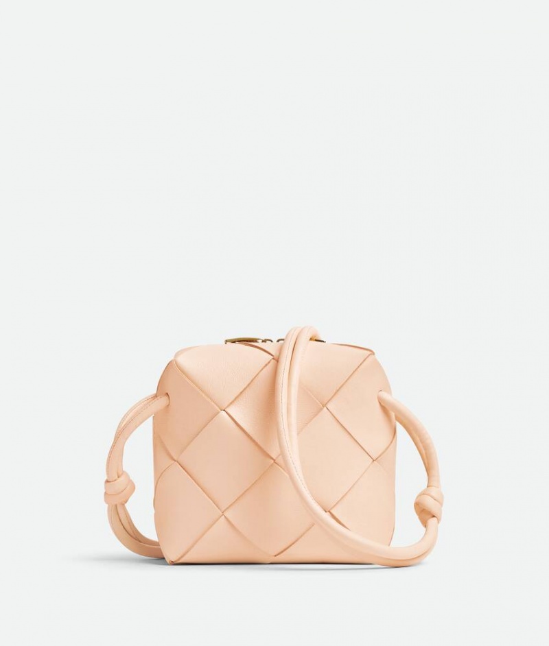 Bottega Veneta Cassette Camera Naisten Crossbody Laukut Vaaleanpinkki | SN-BTGV593412