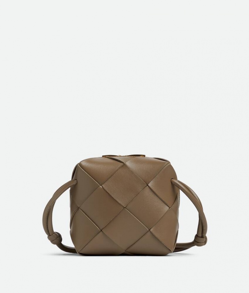 Bottega Veneta Cassette Camera Naisten Crossbody Laukut Harmaat Ruskea Harmaat | SN-BTGV593413