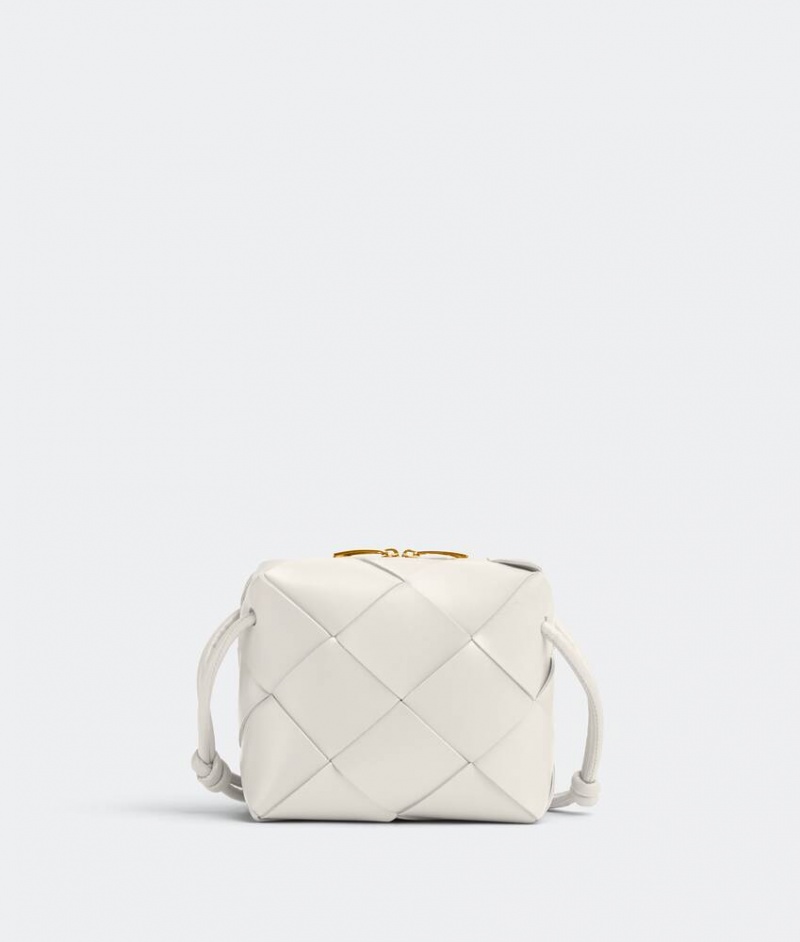 Bottega Veneta Cassette Camera Naisten Crossbody Laukut Valkoinen | SN-BTGV593414