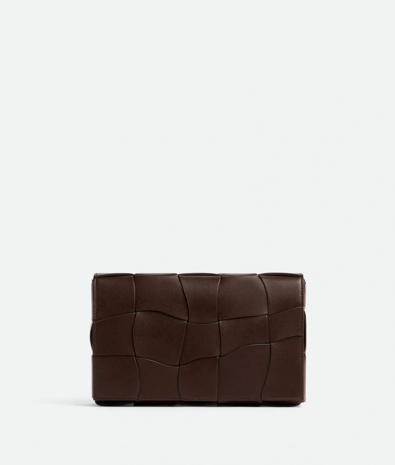 Bottega Veneta Cassette Miesten Crossbody Laukut Vaaleanruskea | SN-BTGV594834