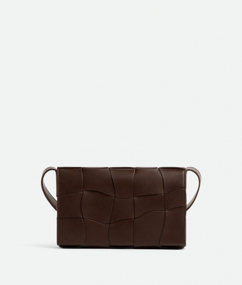 Bottega Veneta Cassette Miesten Crossbody Laukut Vaaleanruskea | SN-BTGV594834