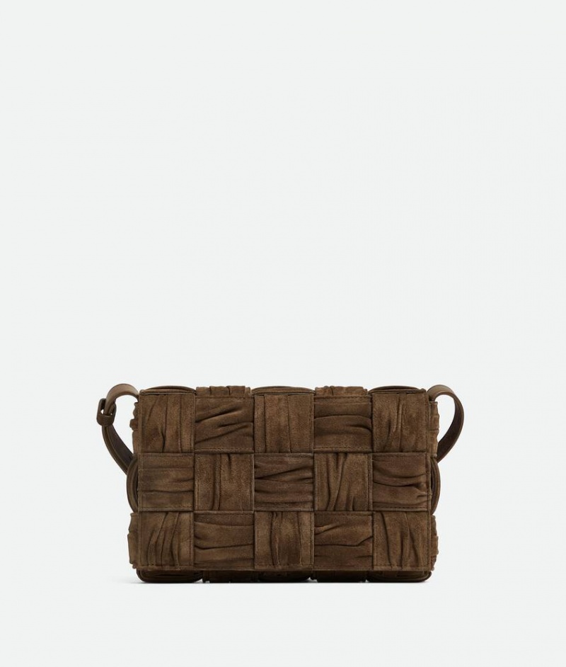 Bottega Veneta Cassette Naisten Crossbody Laukut Suklaa | SN-BTGV593405