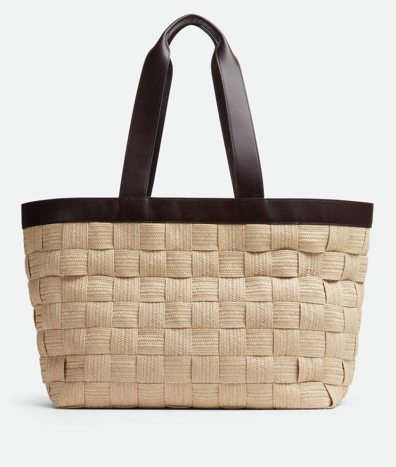 Bottega Veneta Cassette Tote Miesten Kangaskassit Beige | SN-BTGV594874