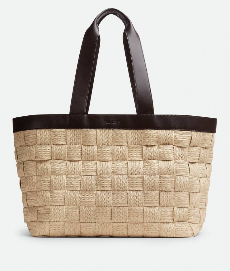 Bottega Veneta Cassette Tote Miesten Kangaskassit Beige | SN-BTGV594874