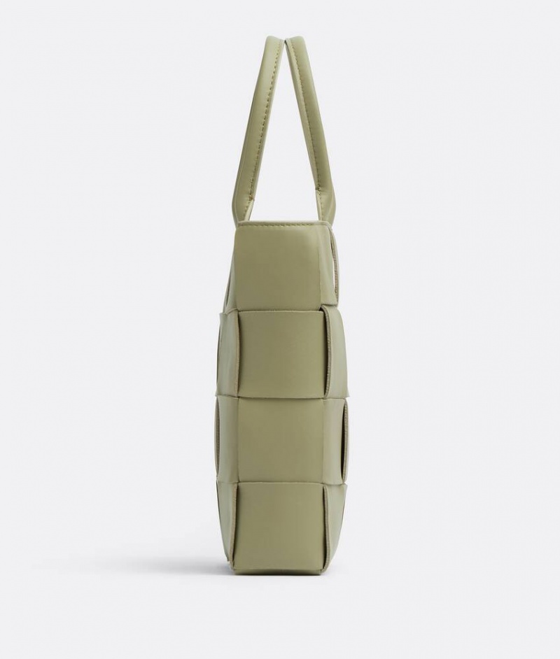 Bottega Veneta Cassette Tote Miesten Kangaskassit Khaki | SN-BTGV594892