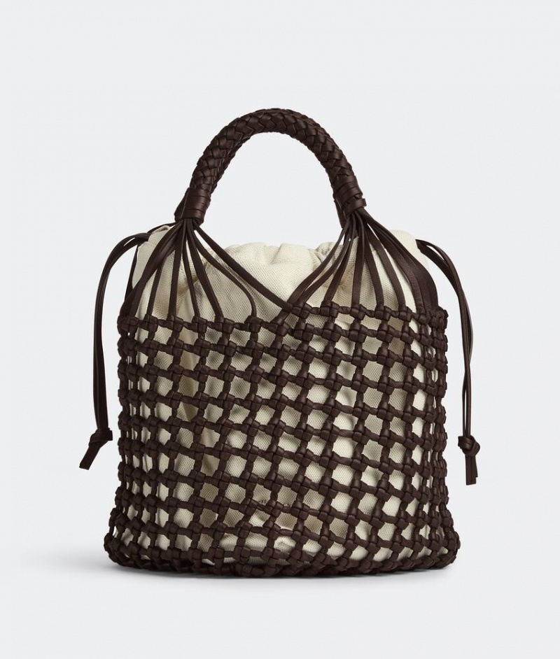 Bottega Veneta Cavallino Naisten Kangaskassit Beige | SN-BTGV593529