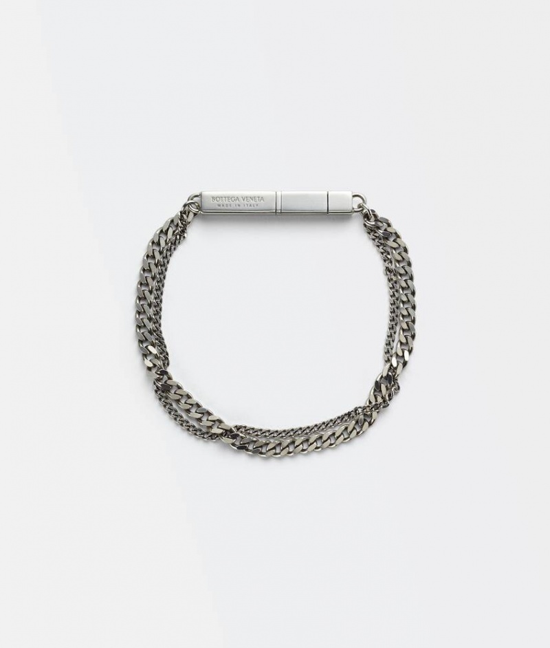 Bottega Veneta Chains Id Miesten Rannekorut Hopea | SN-BTGV595609