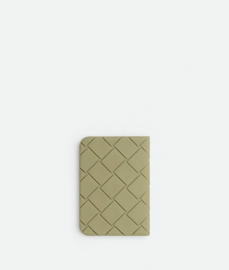 Bottega Veneta Flap Miesten Korttikotelo Khaki | SN-BTGV595534