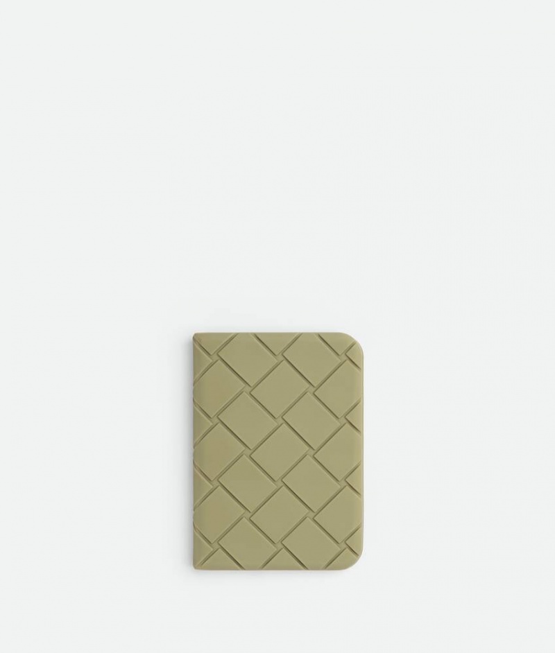 Bottega Veneta Flap Miesten Korttikotelo Khaki | SN-BTGV595534