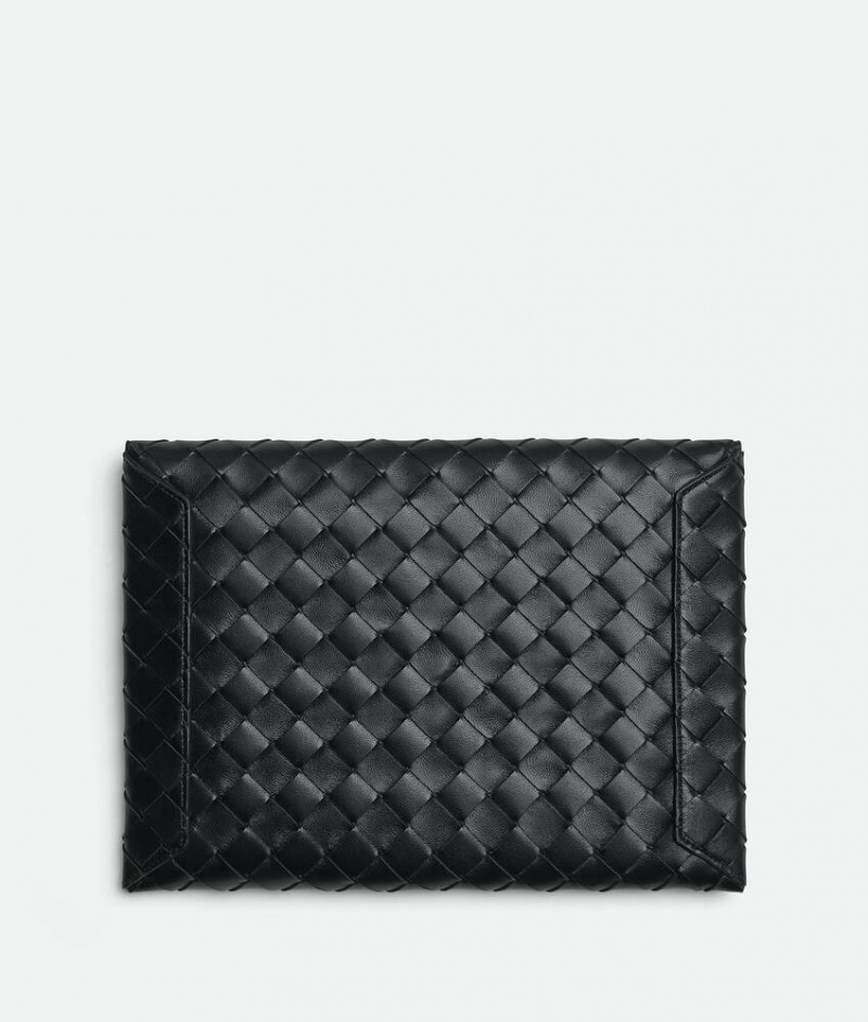 Bottega Veneta Flap Naisten Pouches Mustat | SN-BTGV594424